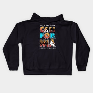 California Palm Paradise Kids Hoodie